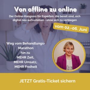 Anita Arneitz als Speakerin beim Onlinekongress